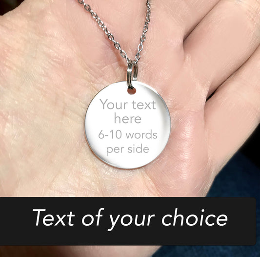 Custom personalized Fingerprint necklace