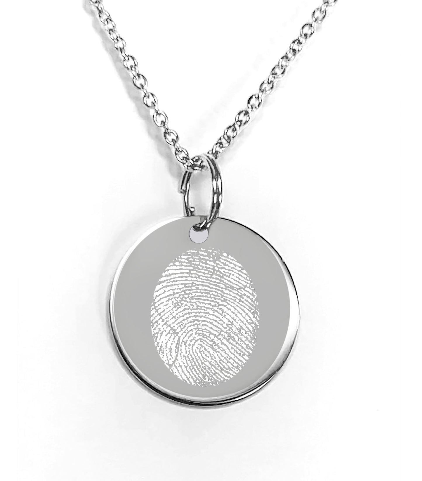 Custom personalized Fingerprint necklace