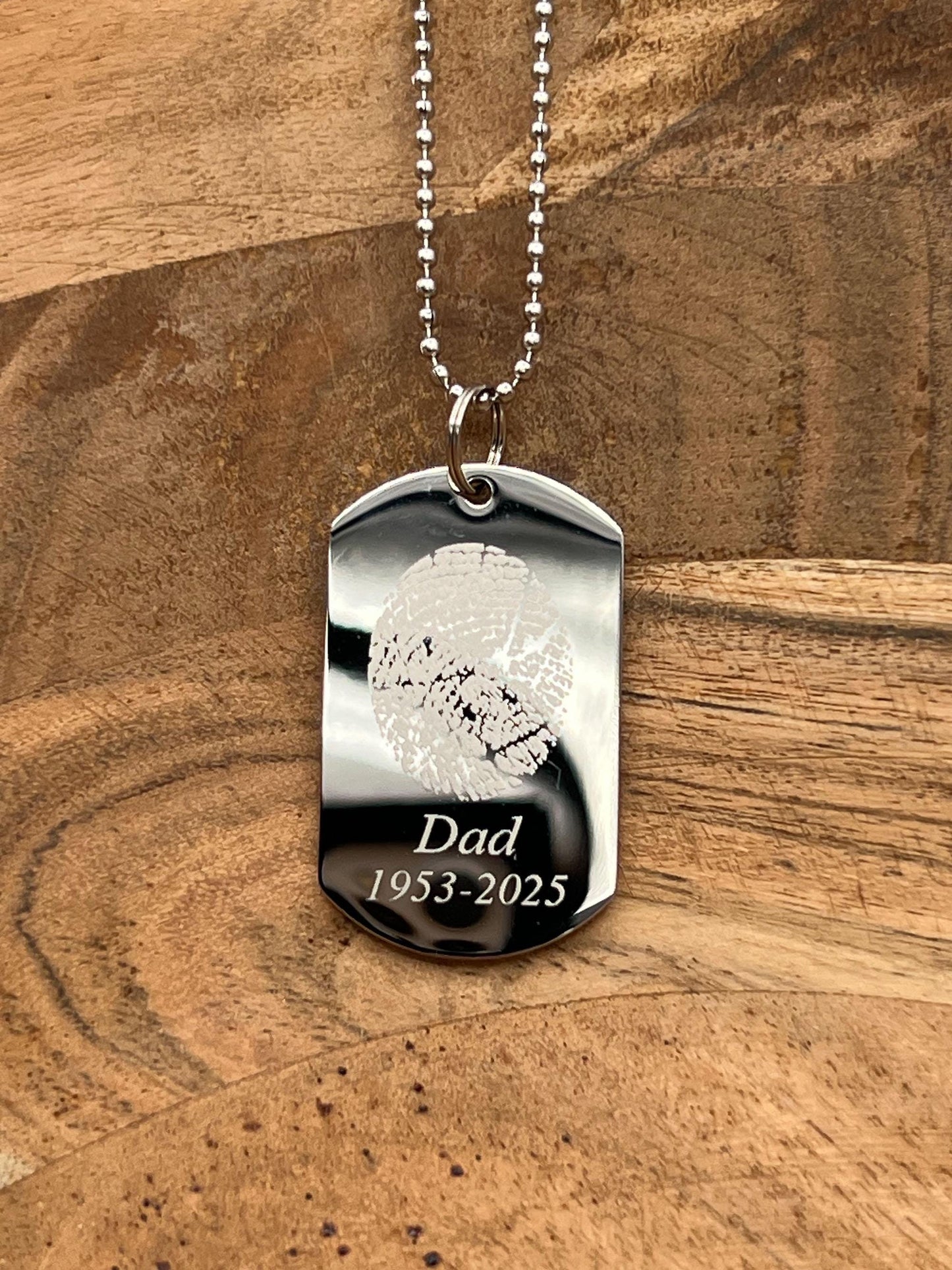 Personalized Memorial Photo Necklace, Custom Sympathy Remembrance Jewelry, Engraved Photo Dog Tag, funeral gift