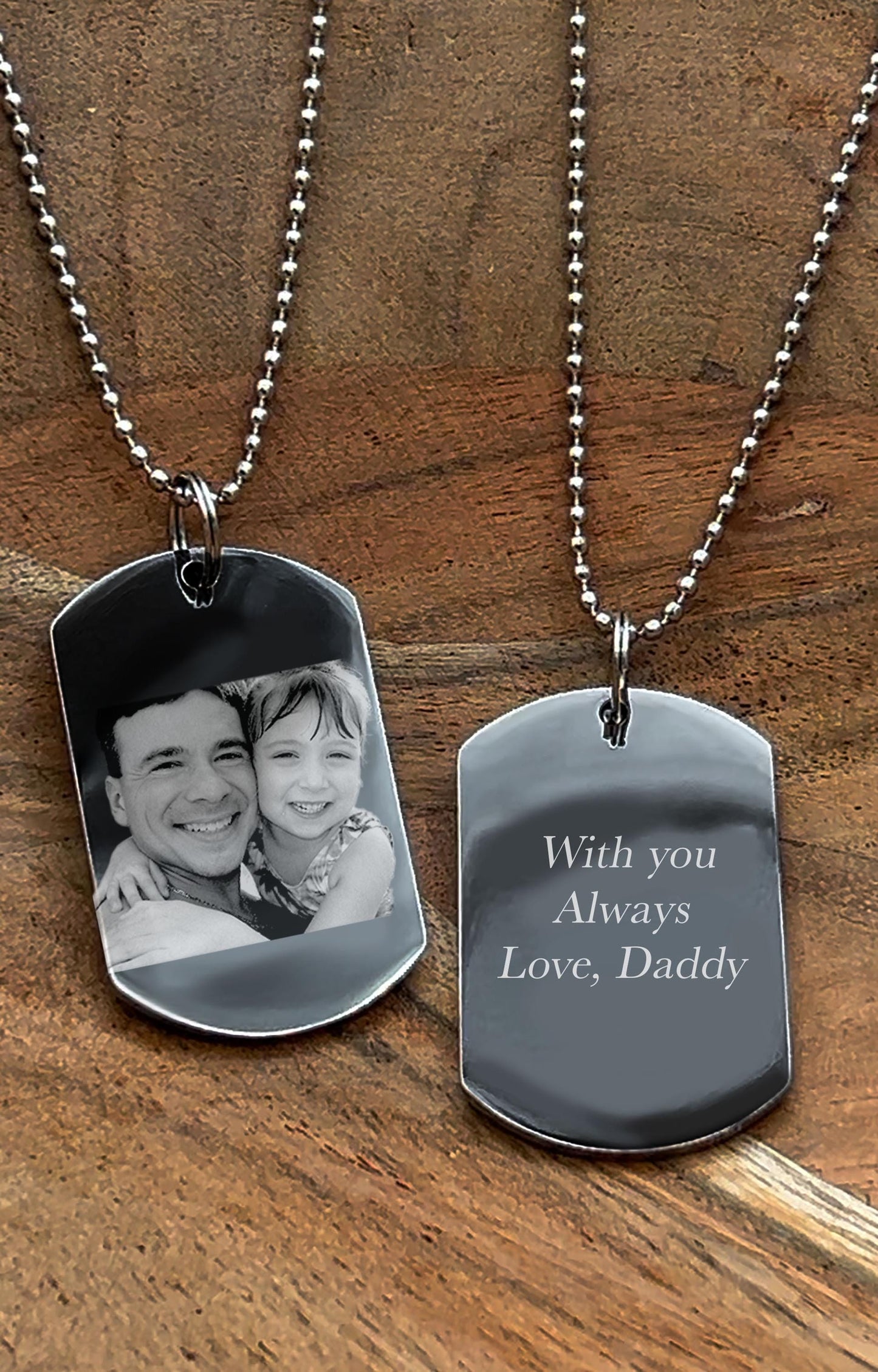 Custom personalized Fingerprint handwriting necklace