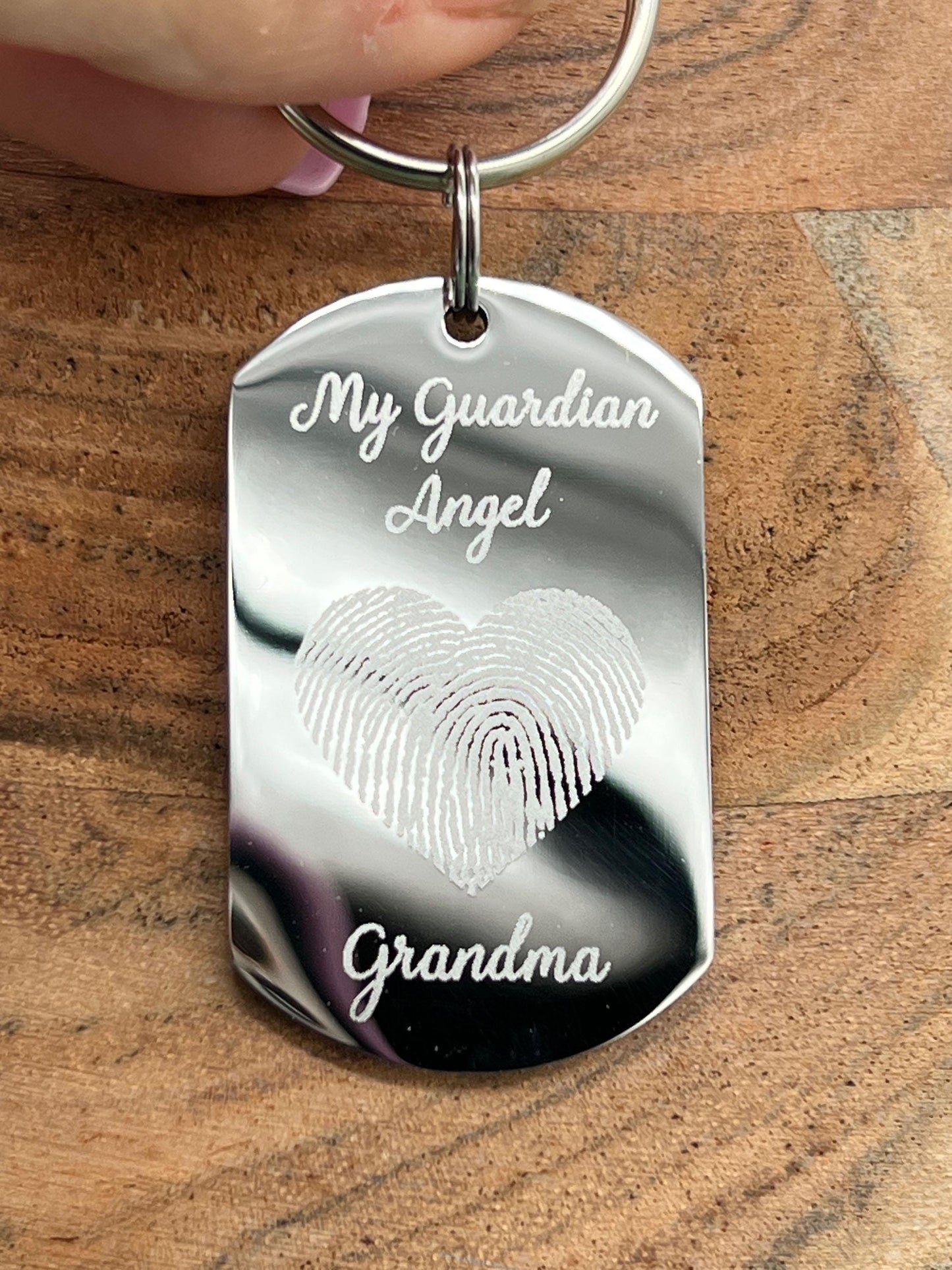 Custom personalized Fingerprint necklace